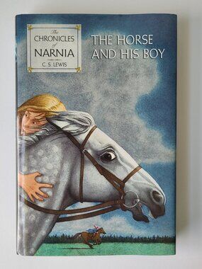 5/$15 Kids Book Horse & His Boy Narnia 5 HCDJ 1994 CS Lewis Lion Witch Wardrobe